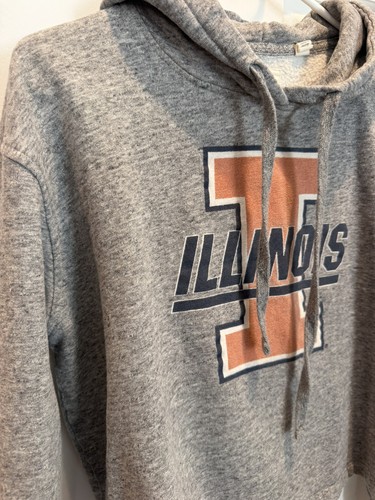 Illinois Fighting Illini Hoodie Womens Small Cropped Sweatshirt - photo 5