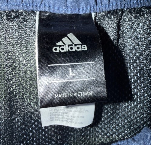 ADIDAS Boys Green And Blue Striped Swim Trunks Size Large 14/16 - photo 3