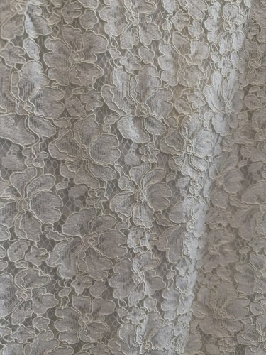 New Women's Adiva French Floral Lace Knee Length Skirt - M - photo 4