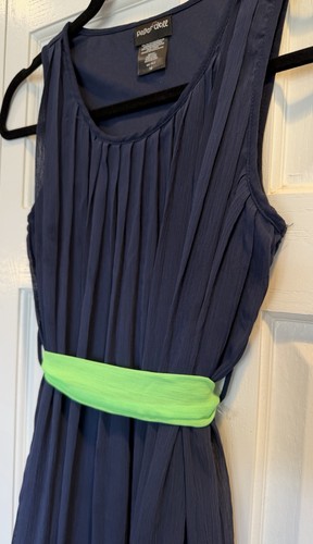 Beautiful Girls Dress Easter Any Occasion Size 14 Navy/Green - photo 3