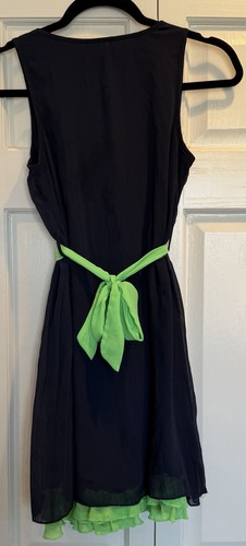 Beautiful Girls Dress Easter Any Occasion Size 14 Navy/Green - photo 5