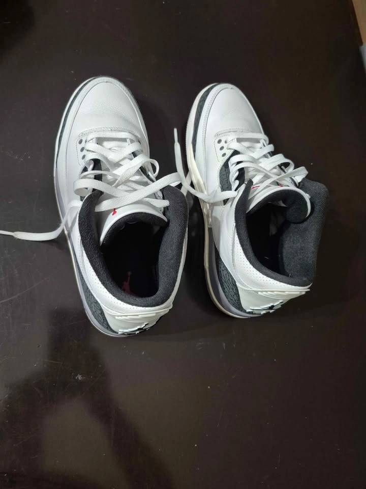 AIR JORDAN 3 RETRO CEMENT GREY 10.5M OG ALL - photo 5