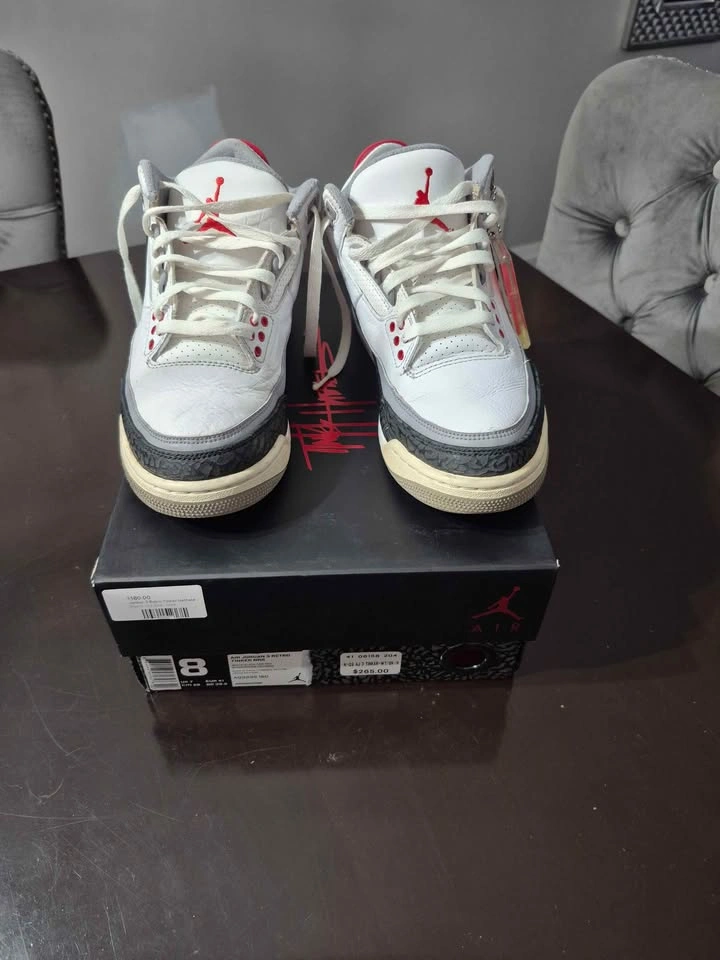 AIR JORDAN 3 RETRO NRG TINKER HATFIELD SIZE 8M OG ALL + HANGTAG - photo 2