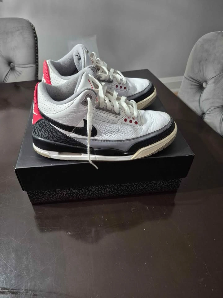 AIR JORDAN 3 RETRO NRG TINKER HATFIELD SIZE 8M OG ALL + HANGTAG - photo 3