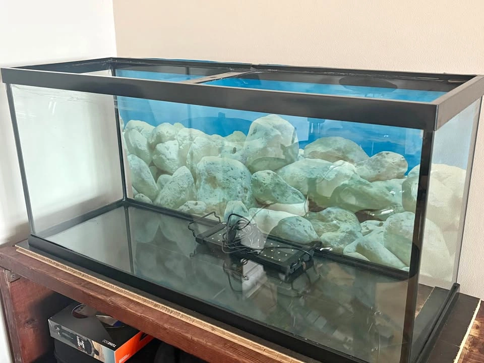 30 gallons aquarium and accessories