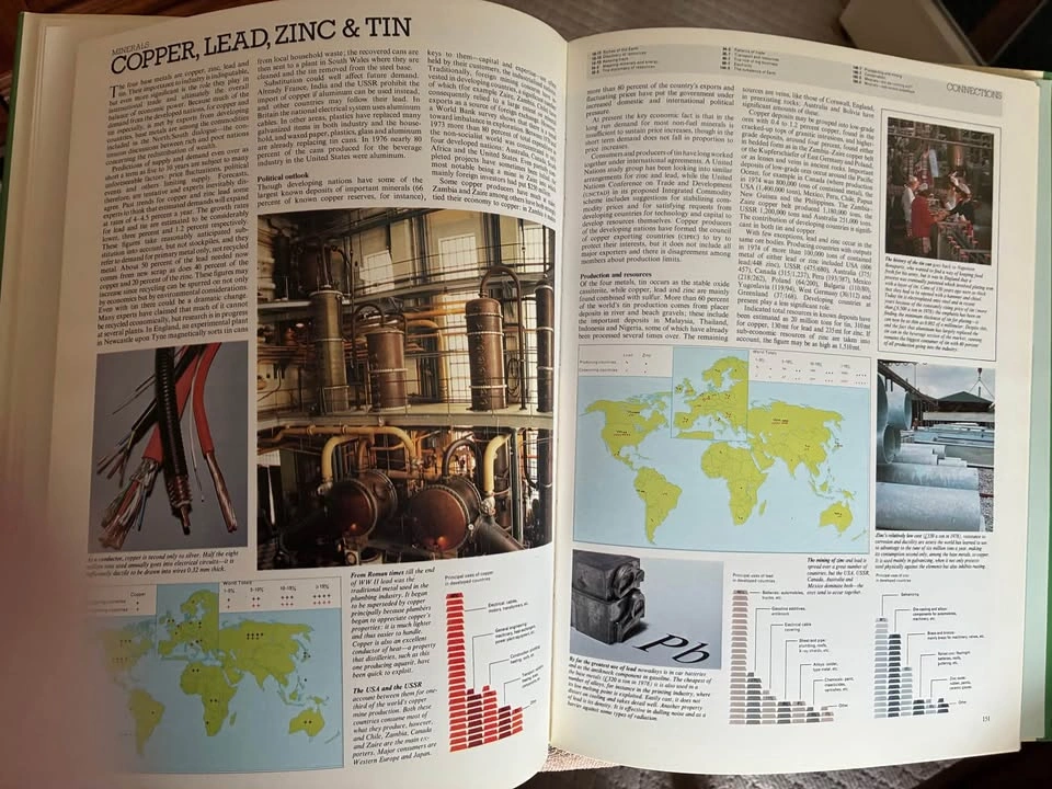 Vintage 1979 Hardcover Atlas: "Our Magnificent Earth" - photo 2
