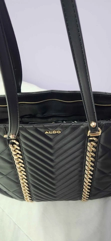ALDO Quilted Tote Bag with Floral Pouch - photo 4