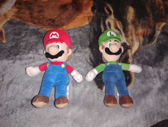 Super Mario plushies