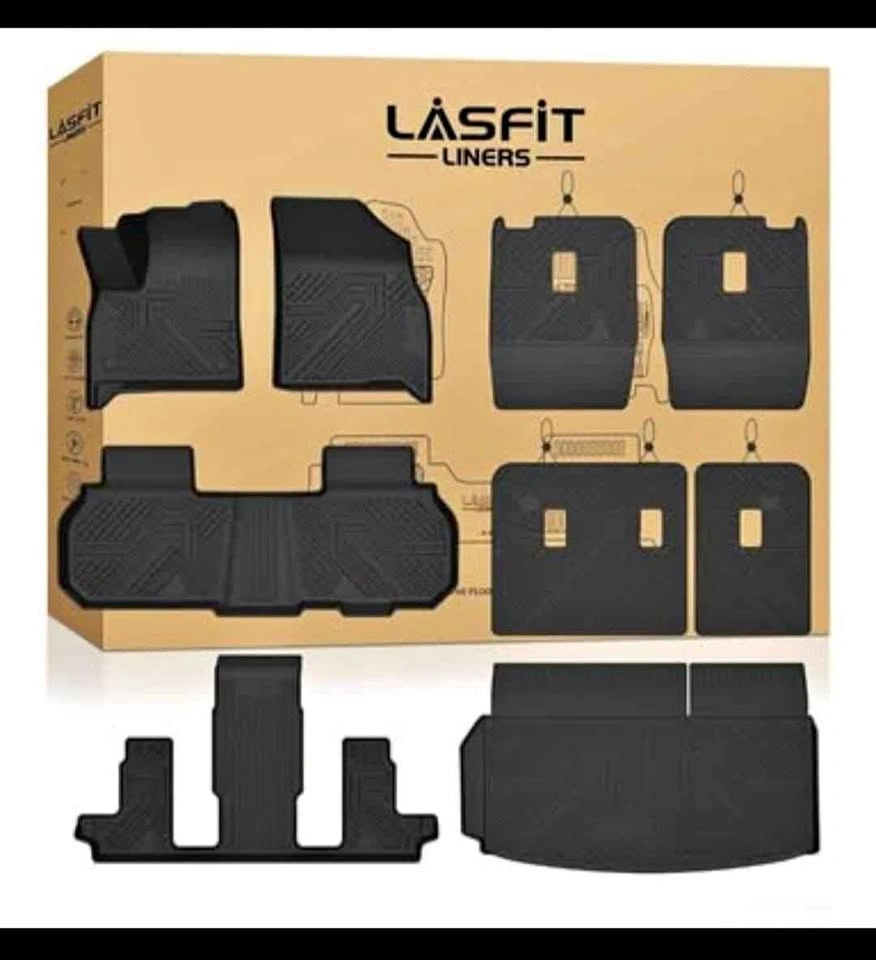 LASFIT Floor Mats & Cargo Liner for Chevy Traverse/Acadia