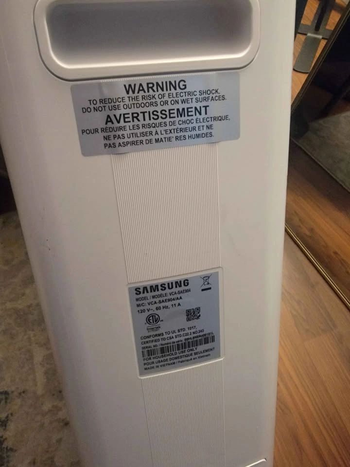 Samsung Jet Stick Vacuum Clean Station Auto-Empty Bin - photo 3