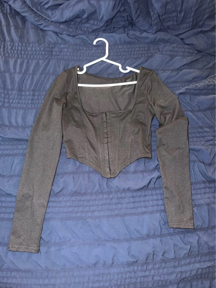 SHEIN Long Sleeve Crop Top Bundle - photo 2