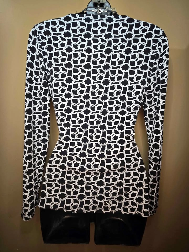 Jessica Long Sleeve Patterned Top -Women's XS - photo 4