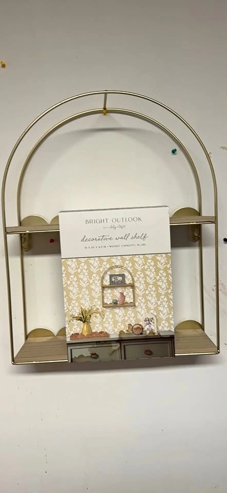 BRIGHT OUTLOOK Decorative Wall Shelf