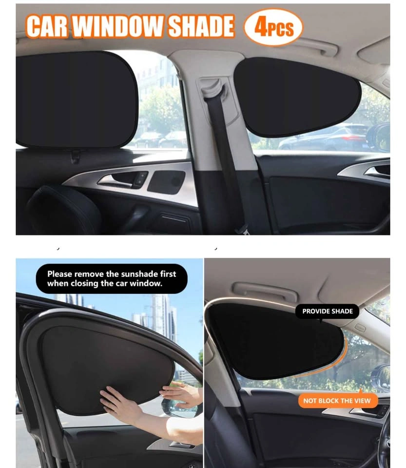 4PCS Car Window Shade Sun Blocker Static Suction - photo 2