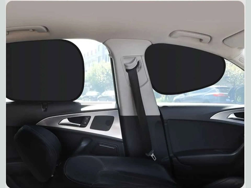4PCS Car Window Shade Sun Blocker Static Suction - photo 3