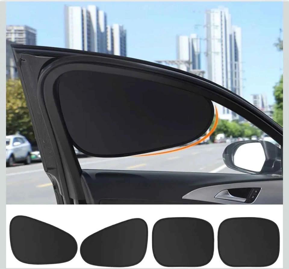 4PCS Car Window Shade Sun Blocker Static Suction - photo 5