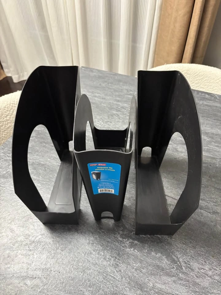 3 Staples Magazine File Holders - photo 2