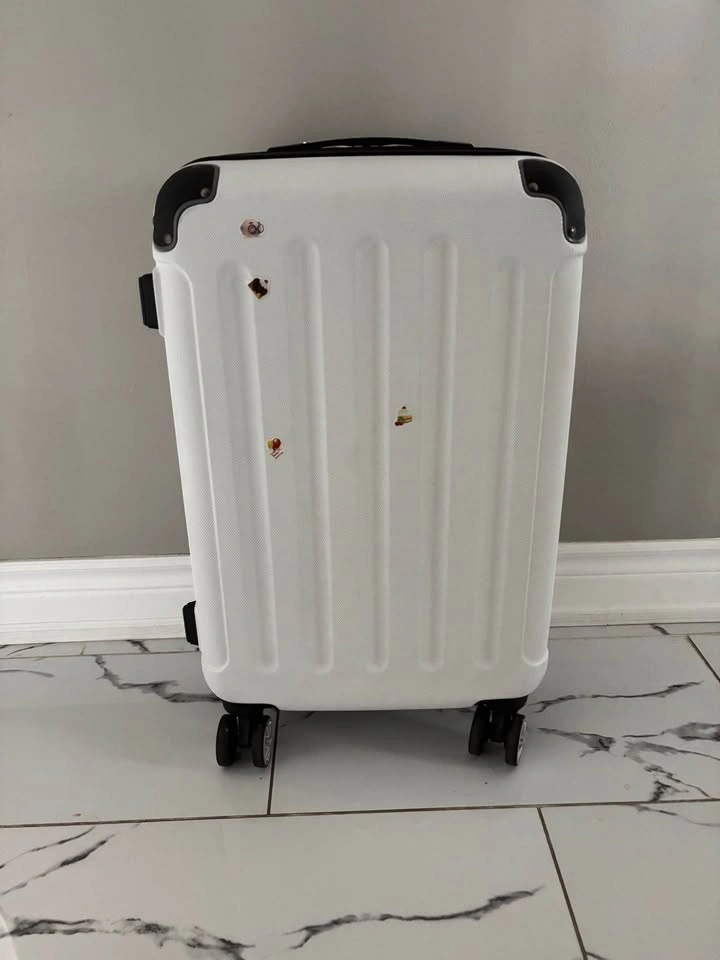 24” White Hardshell Luggage / Suitcase - photo 2