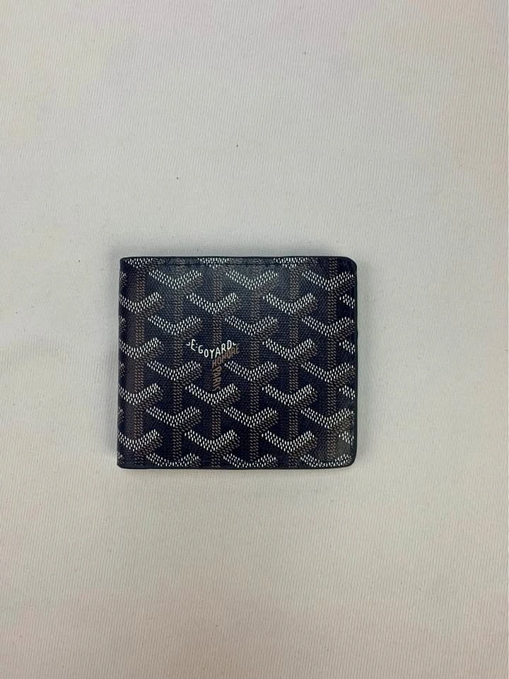 Goyard Victoire Bifold Wallet Navy Blue