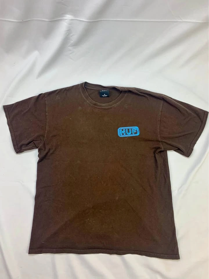 HUF Brown Graphic T-Shirt