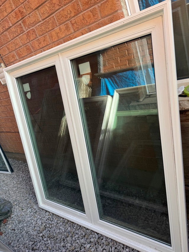 Large Double Casement Vinyl Window