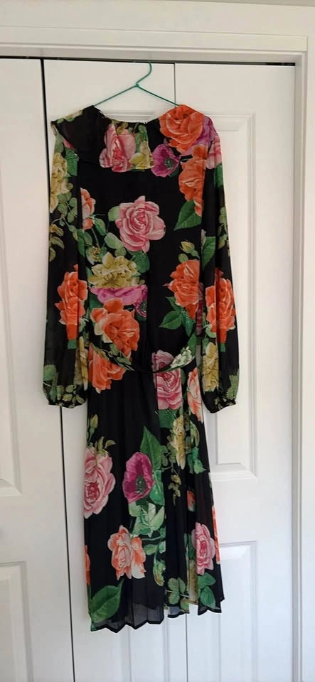 Harlequin Floral Belted Maxi Dress - photo 3