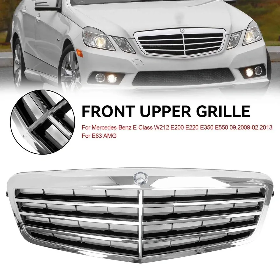Front Upper Grille for Mercedes-Benz E-Class W212 - photo 2