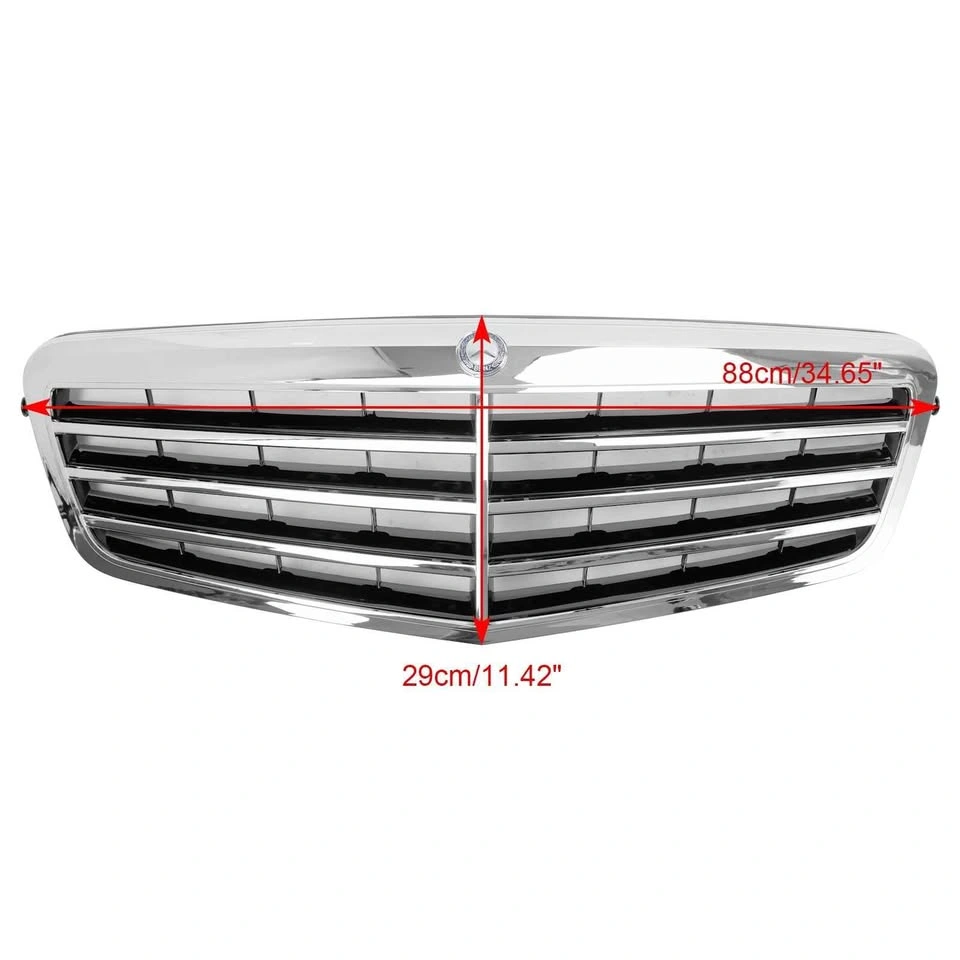 Front Upper Grille for Mercedes-Benz E-Class W212 - photo 3