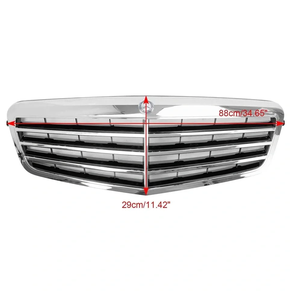 Front Upper Grille for Mercedes-Benz E-Class W212 - photo 3