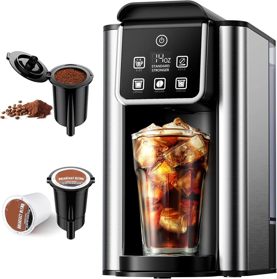 3-in-1 Hot & Iced Coffee Maker KC101B – K-Cup & Ground - photo 3