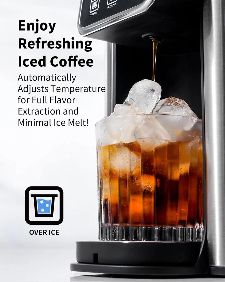 3-in-1 Hot & Iced Coffee Maker KC101B – K-Cup & Ground - photo 5