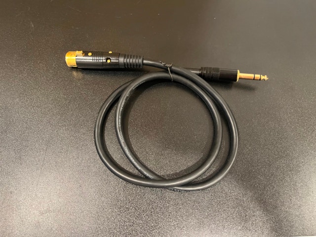 Primecables Premier TRS to XLR Female 3 Foot Cable