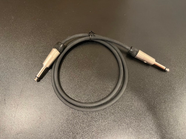 Neutrik 1/4 Inch to 1/4 Inch Patch 3 Foot Cable