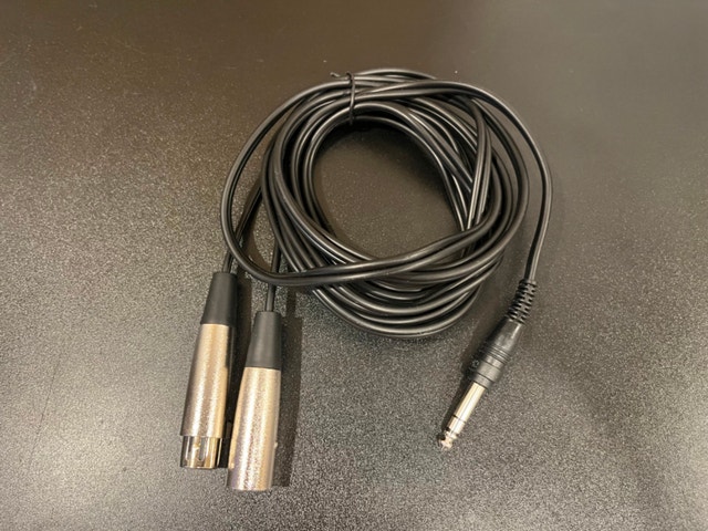 TRS to Stereo XLR 10 Foot Cable