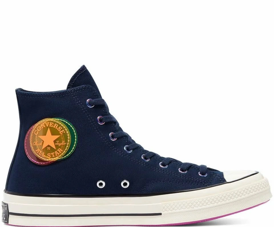 Converse Chuck Taylor All Star 70's Hi Top Obsidian/Bold Citron - photo 3