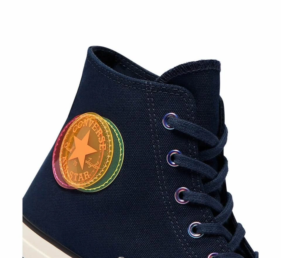 Converse Chuck Taylor All Star 70's Hi Top Obsidian/Bold Citron - photo 5