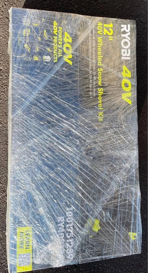 Ryobi 40V 12" Wheeled Snow Shovel Kit - photo 2
