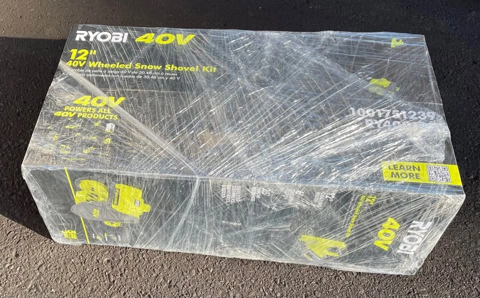 Ryobi 40V 12" Wheeled Snow Shovel Kit - photo 3