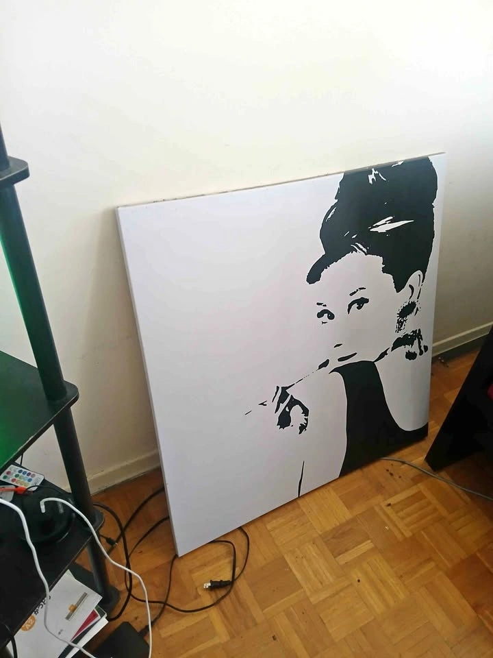 Audrey Hepburn wall canvas art print