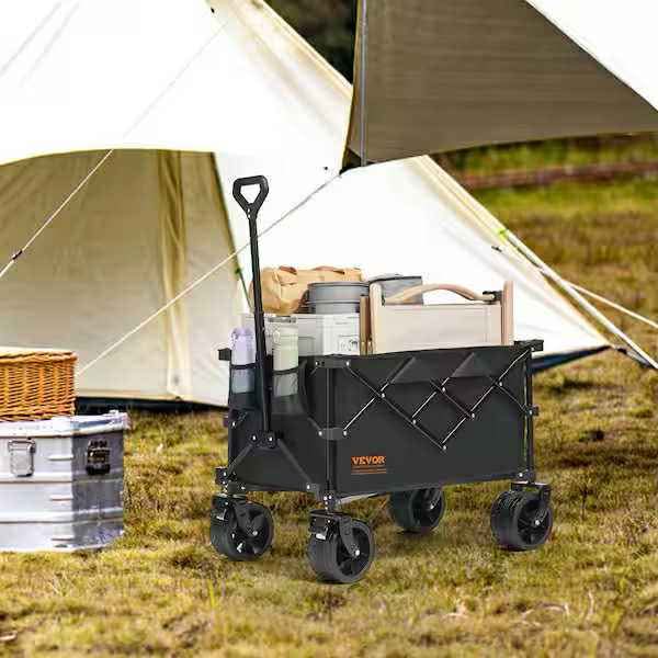 Steel Garden Cart Collapsible Folding Wagon - photo 3