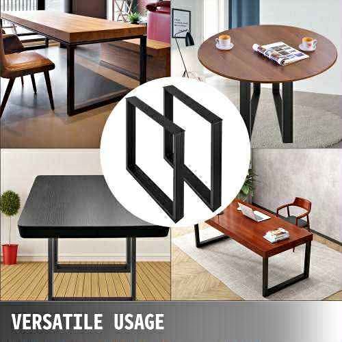 VEVOR Black Metal Table Legs