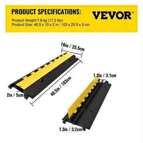 5PCS Dual-Channel Cable Protector Cover