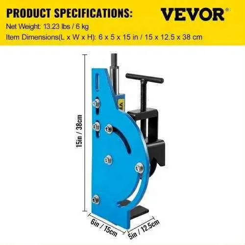 VEVOR Pipe Tubing Notcher image indicator(2)