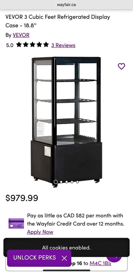 VEVOR Refrigerated