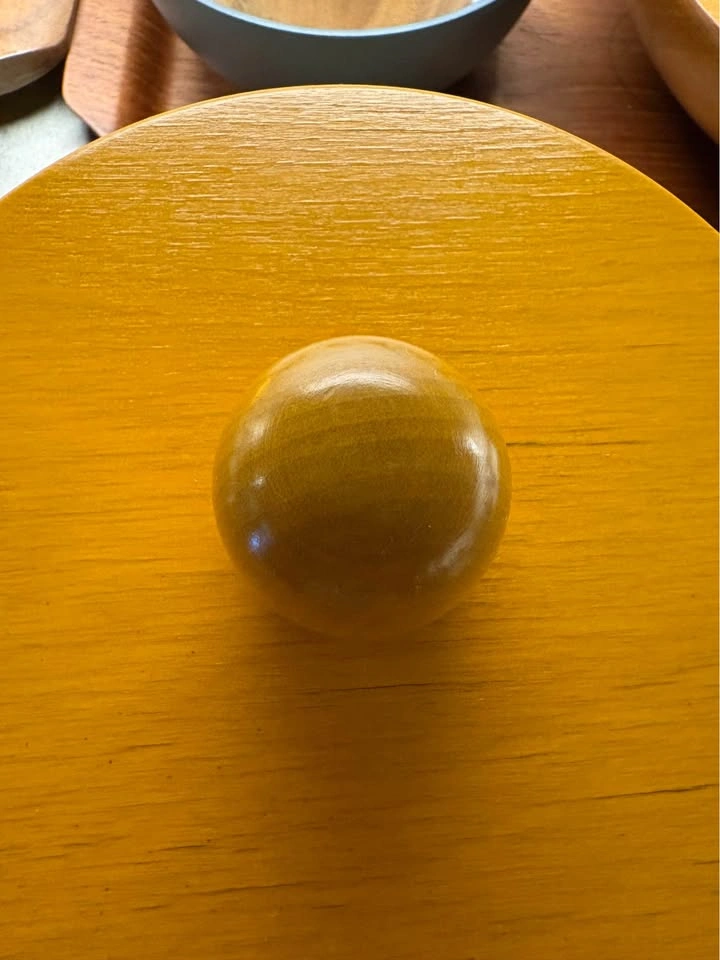 Vintage Mid-Century Teak & Brass Ice Bucket – KMC Japan - photo 4