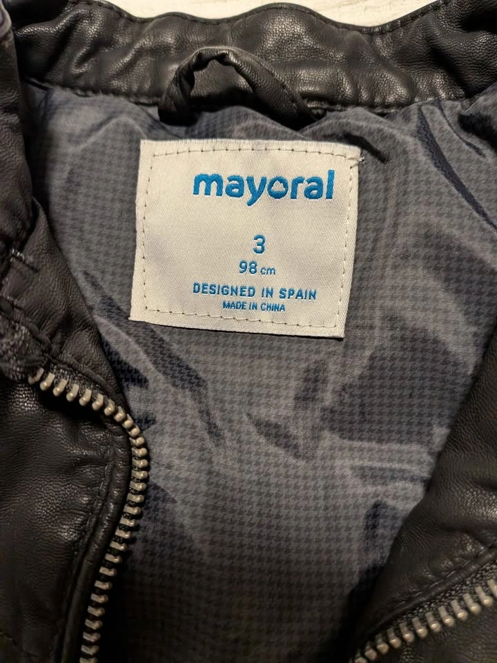 kids size 3 faux leather Jacket - photo 4