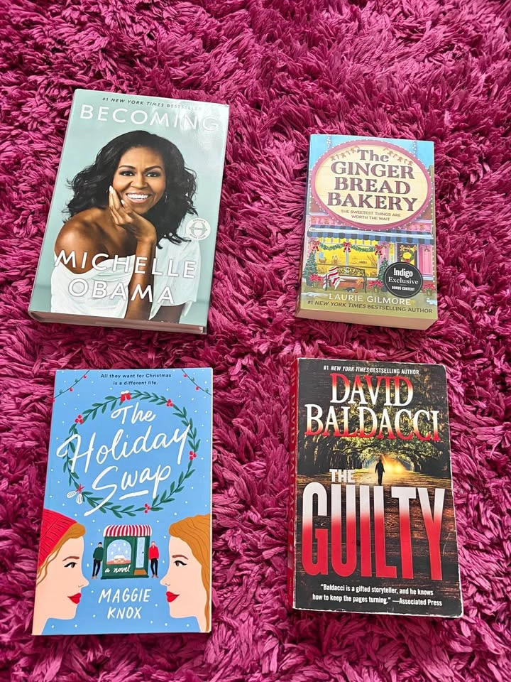 Book Bundle: Becoming, The Gingerbread Bakery, The Holiday Swap,