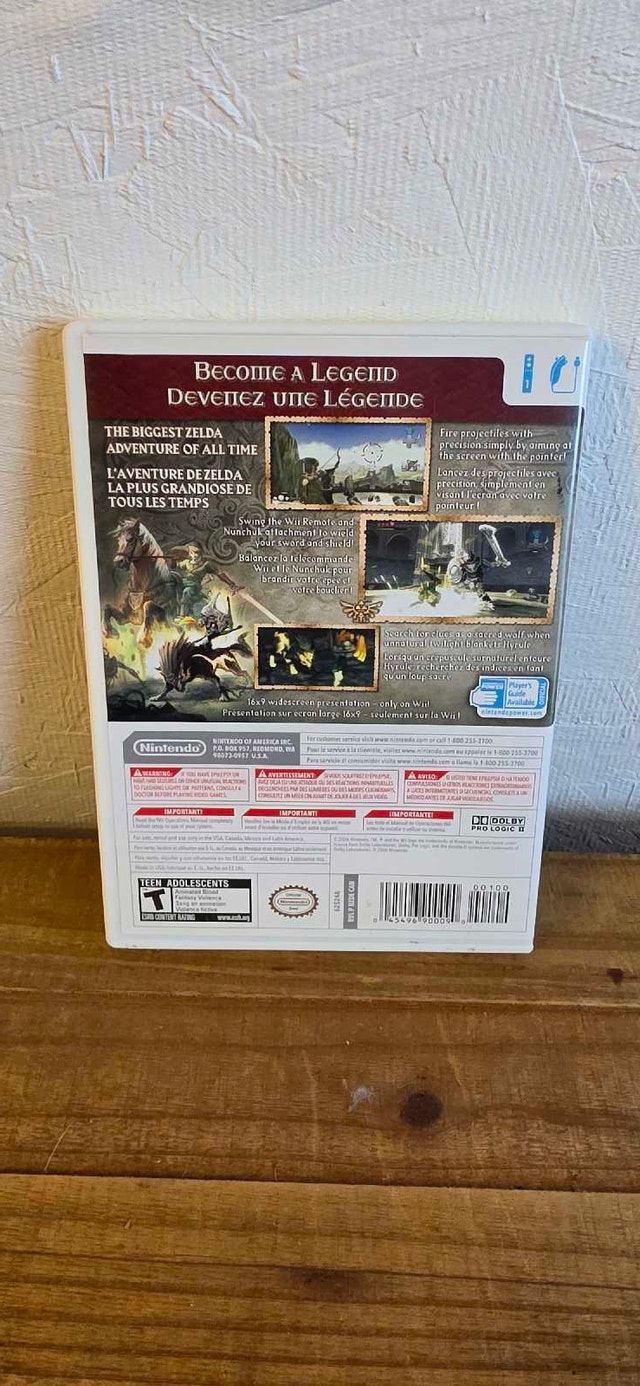 Zelda Twilight Princess Nintendo Wii - photo 2