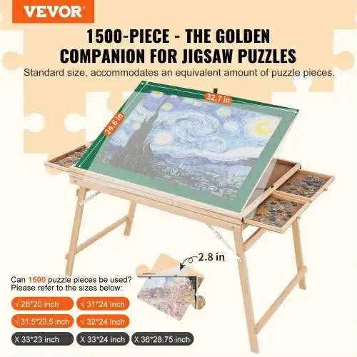 VEVOR 1500 Piece Puzzle Table image indicator(9)