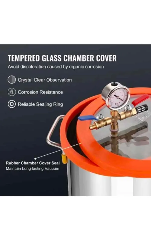 VEVOR 3 Gallon Vacuum Chamber image indicator(6)